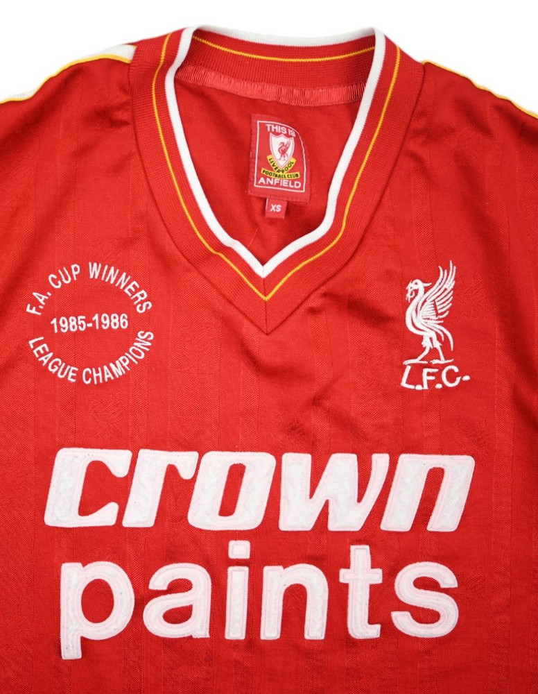 1985-87 LIVERPOOL KOSZULKA XS