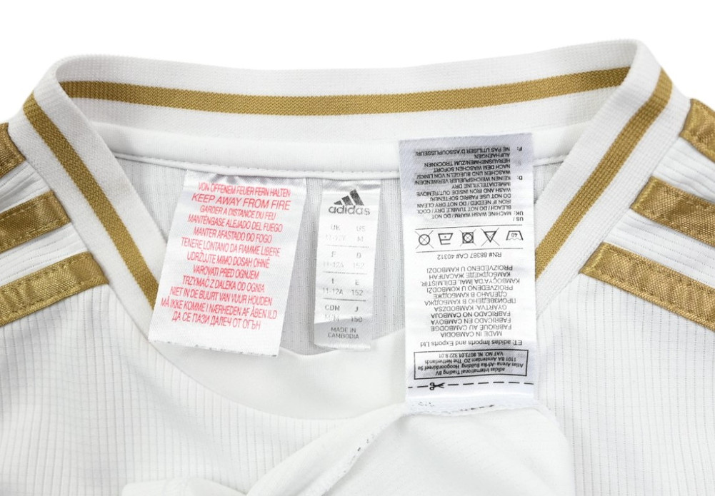2019-20 REAL MADRID SHIRT M. BOYS