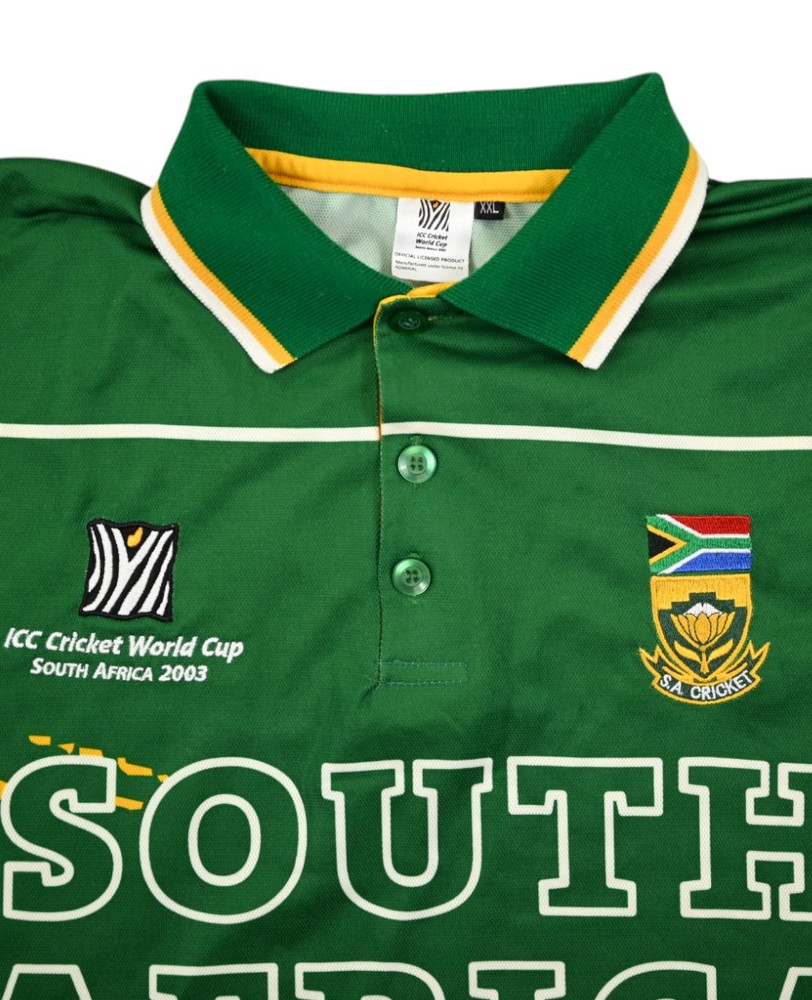 SOUTH AFRICA WORLD CUP CRICKET SHIRT XXL