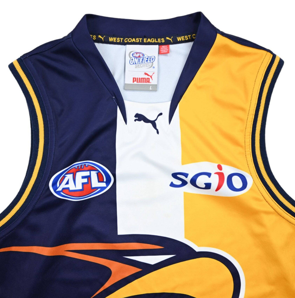 WEST COAST EAGLES AFL SHIRT L