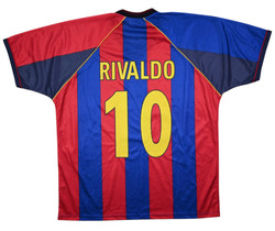 2001-02 BARCELONA *RIVALDO* SHIRT XL