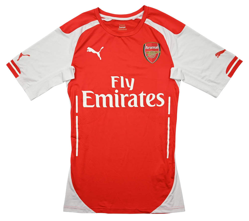 2014-15 ARSENAL LONDON PLAYER ISSUE SHIRT M