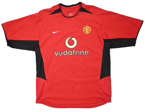2002-04 MANCHESTER UNITED SHIRT L