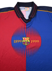 1999-00 BARCELONA *RIVALDO* SHIRT L