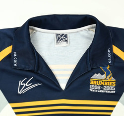 BRUMBIES RUGBY CANTERBURY WOMENS SHIRT M