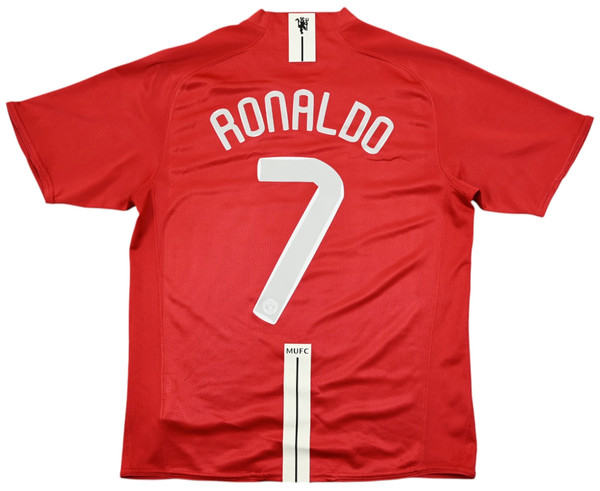 2007-09 MANCHESTER UNITED *RONALDO* SHIRT M