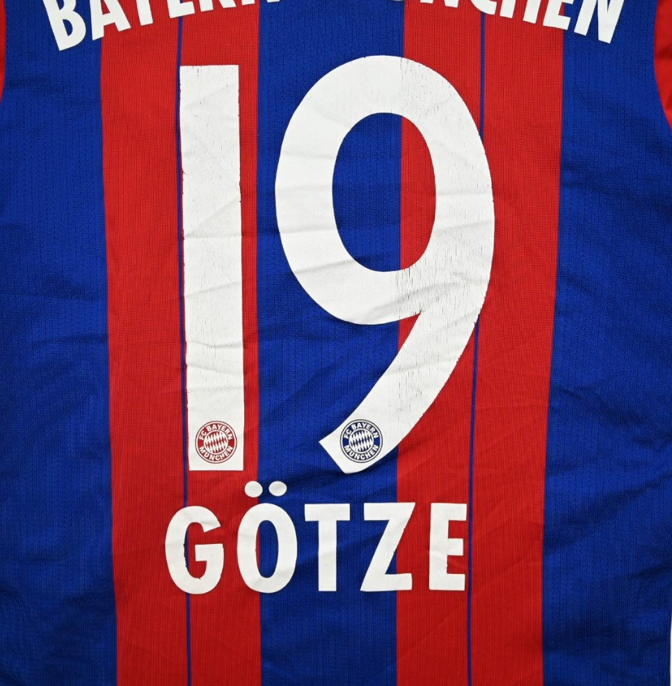 2014-15 BAYERN MUNCHEN *GOTZE* SHIRT XL. BOYS