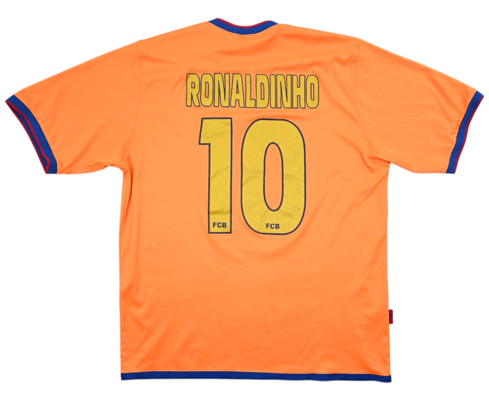2006-07 FC BARCELONA *RONALDINHO* SHIRT XXL