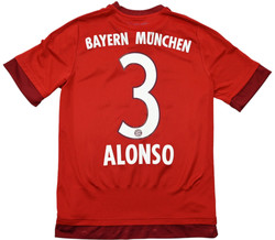 2015-16 BAYERN MUNCHEN *ALONSO* SHIRT XL. BOYS