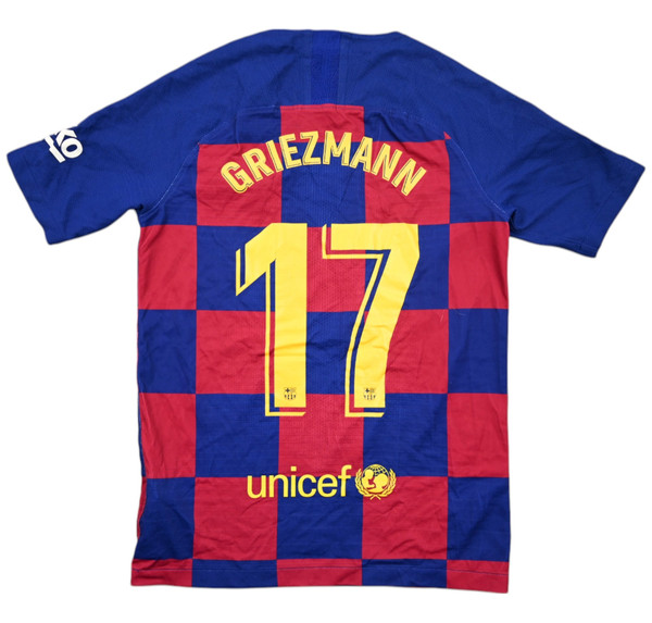 2019-20 BARCELONA *GRIEZMANN* PLAYER ISSUE SHIRT M. BOYS