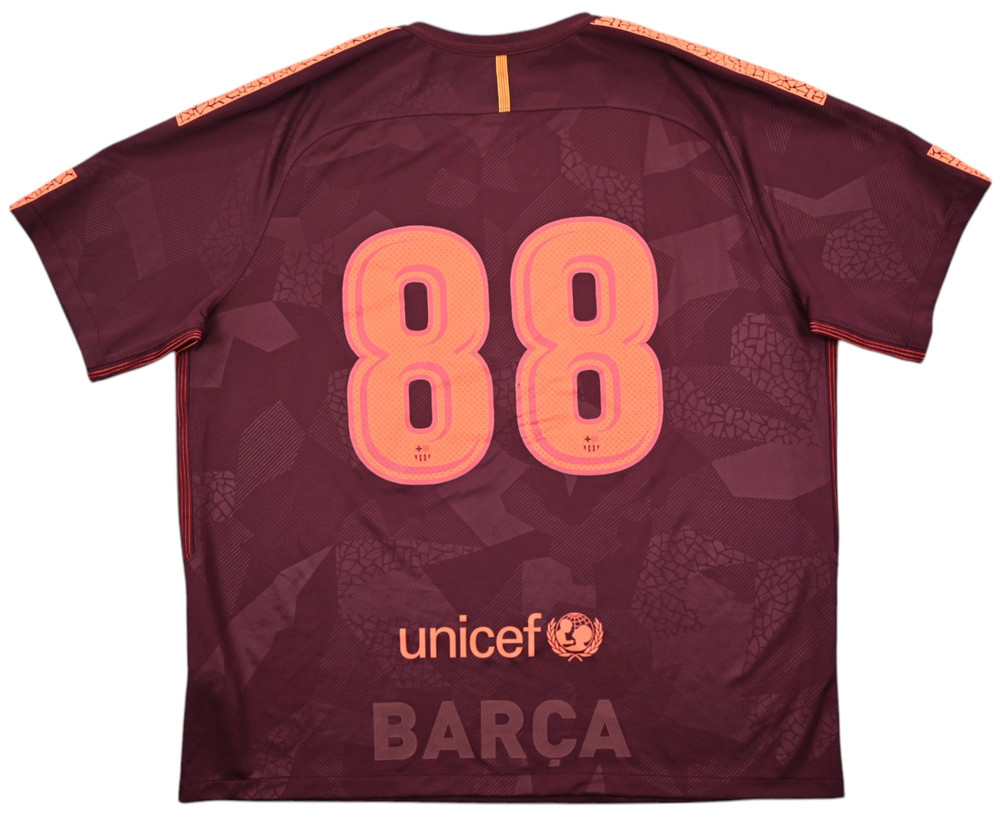 2017-18 FC BARCELONA SHIRT 2XL