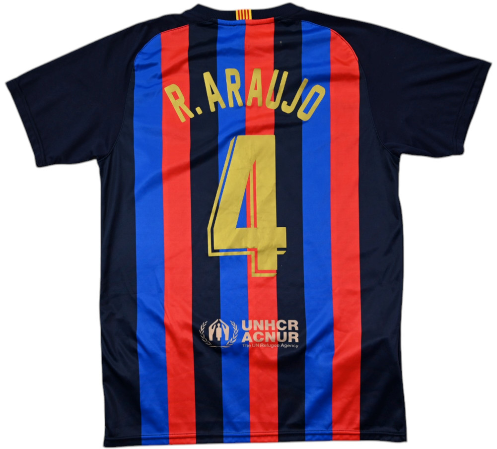 2022-23 FC BARCELONA "R. ARAUJO* SHIRT S
