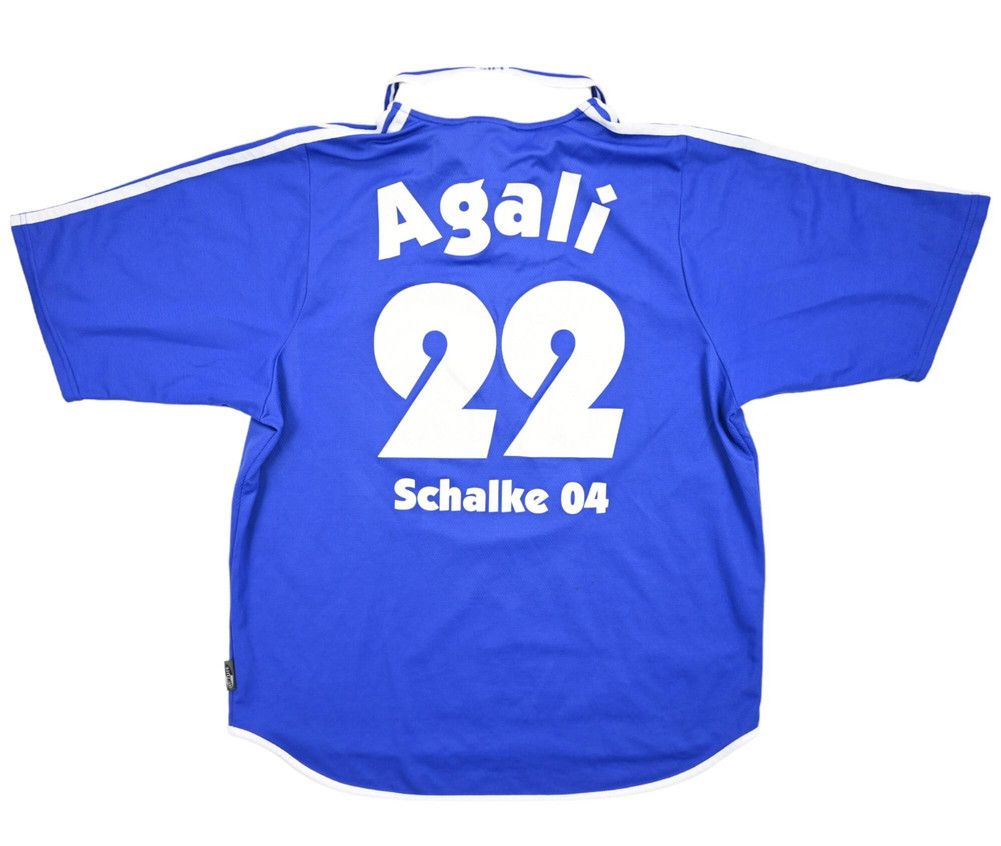 2001-02 FC SCHALKE 04 *AGALI* SHIRT XL