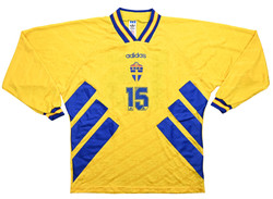 1994-96 SWEDEN #15 PLAYER ISSUE LONGSLEEVE SHIRT XL