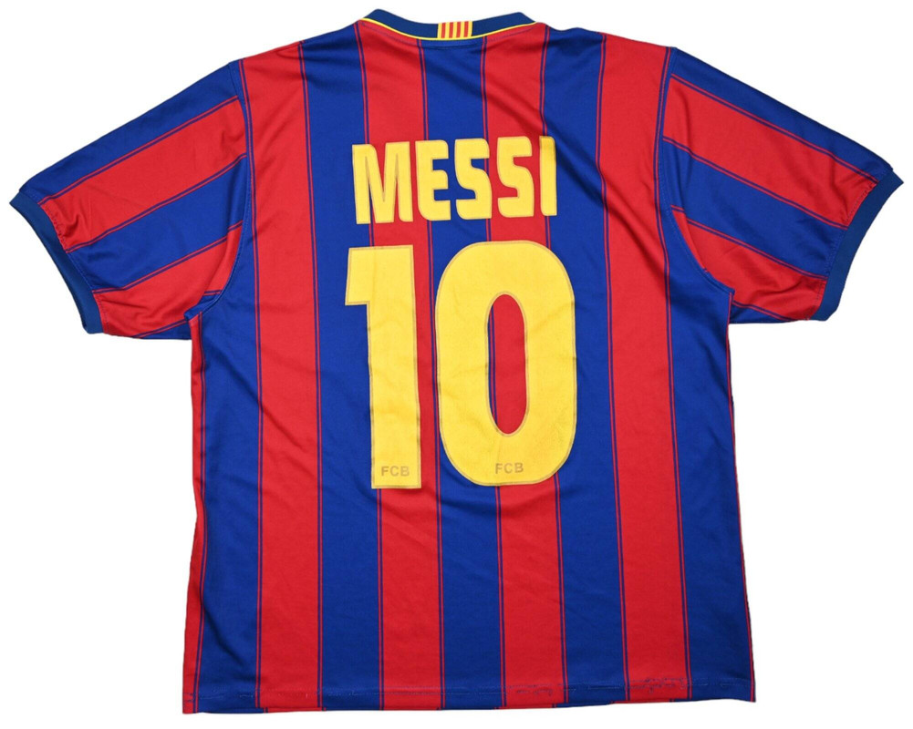 2009-10 FC BARCELONA *MESSI* SHIRT L