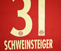 2011-13 BAYERN MUNCHEN *SCHWEINSTEIGER* KOSZULKA S
