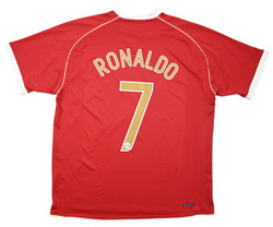 2006-07 MANCHESTER UNITED *RONALDO* SHIRT XL