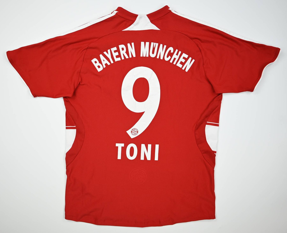 2007-08 BAYERN MUNCHEN *TONI* SHIRT XL. BOYS