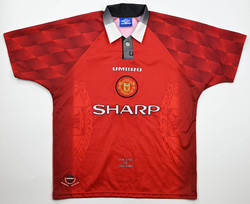 1996-98 MANCHESTER UNITED *CANTONA* SHIRT L