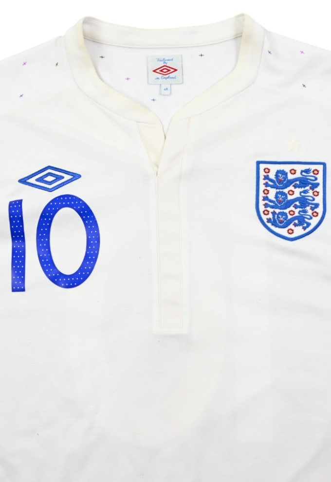 2011-12 ENGLAND *ROONEY* SHIRT XXL