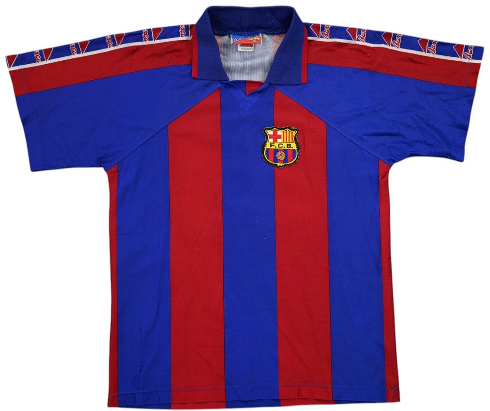 1995-97 BARCELONA *DE LA PENA* SHIRT L. BOYS