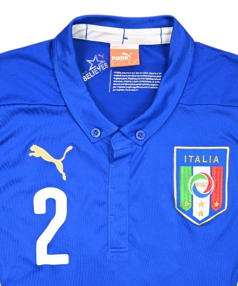 2014-15 ITALY *DE SCIGLIO* SHIRT M