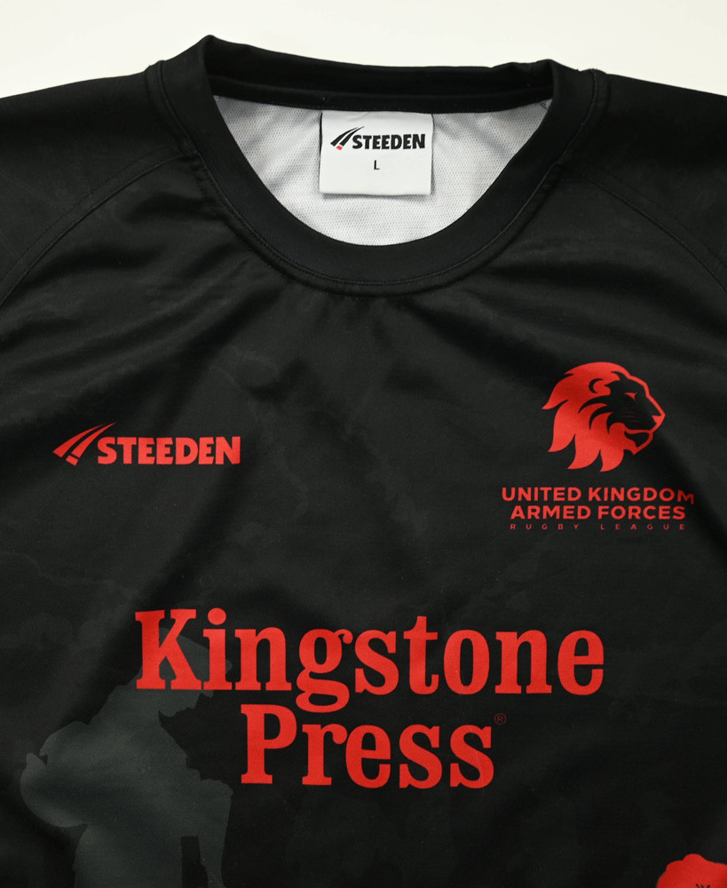 UNITED KINGDOM ARMED FORCES RUGBY SHIRT L