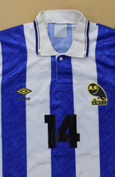 1990-91 SHEFFIELD WEDNESDAY *MADDEN* SHIRT L