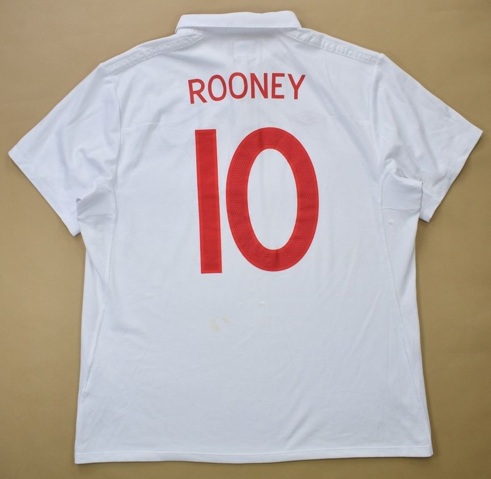 2009-10 ENGLAND *ROONEY* SHIRT M