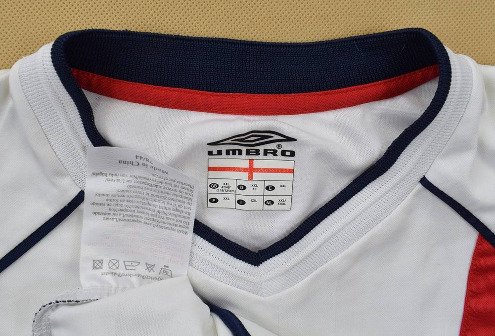 2001-03 ENGLAND SHIRT XXL