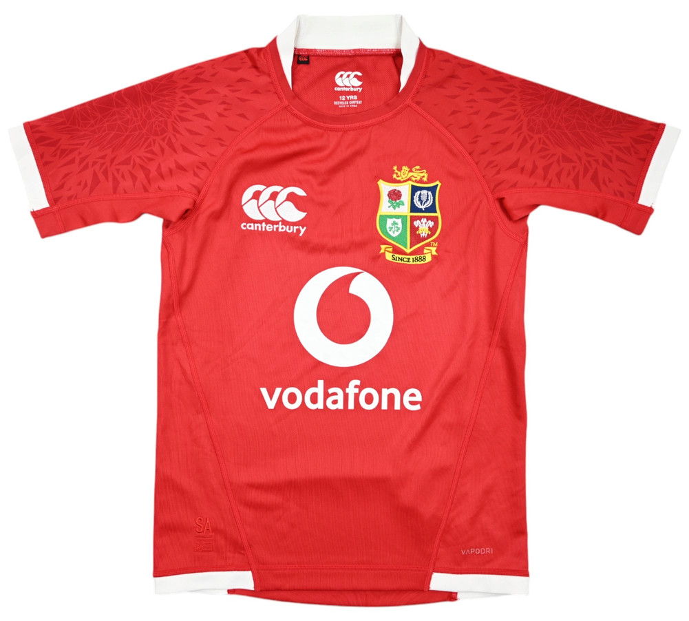 BRITISH AND IRISH LIONS RUGBY SHIRT L. BOYS