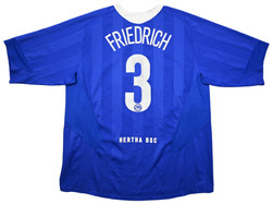 2005-06 HERTHA BSC *FRIEDRICH* SHIRT XXL