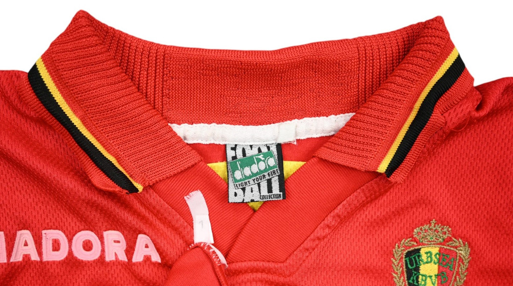 1996-98 BELGIUM #8 SHIRT L