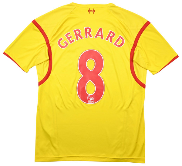 2014-15 LIVERPOOL *GERRARD* SHIRT M