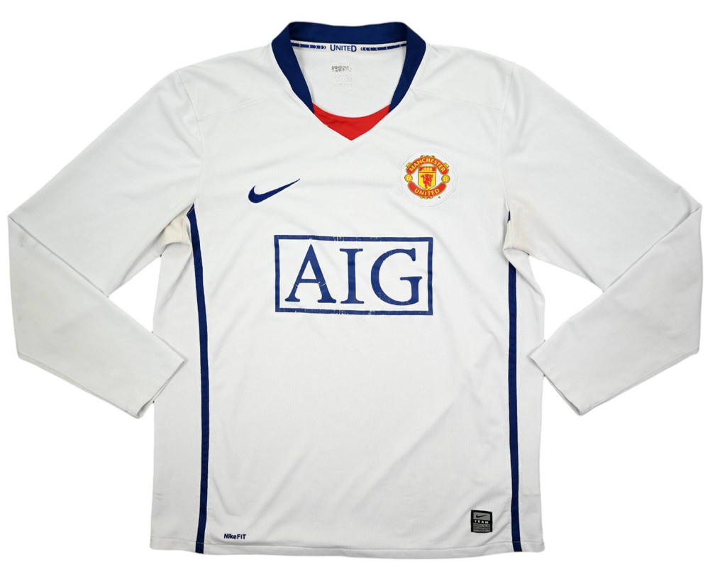 2008-10 MANCHESTER UNITED LONGSLEEVE SHIRT S