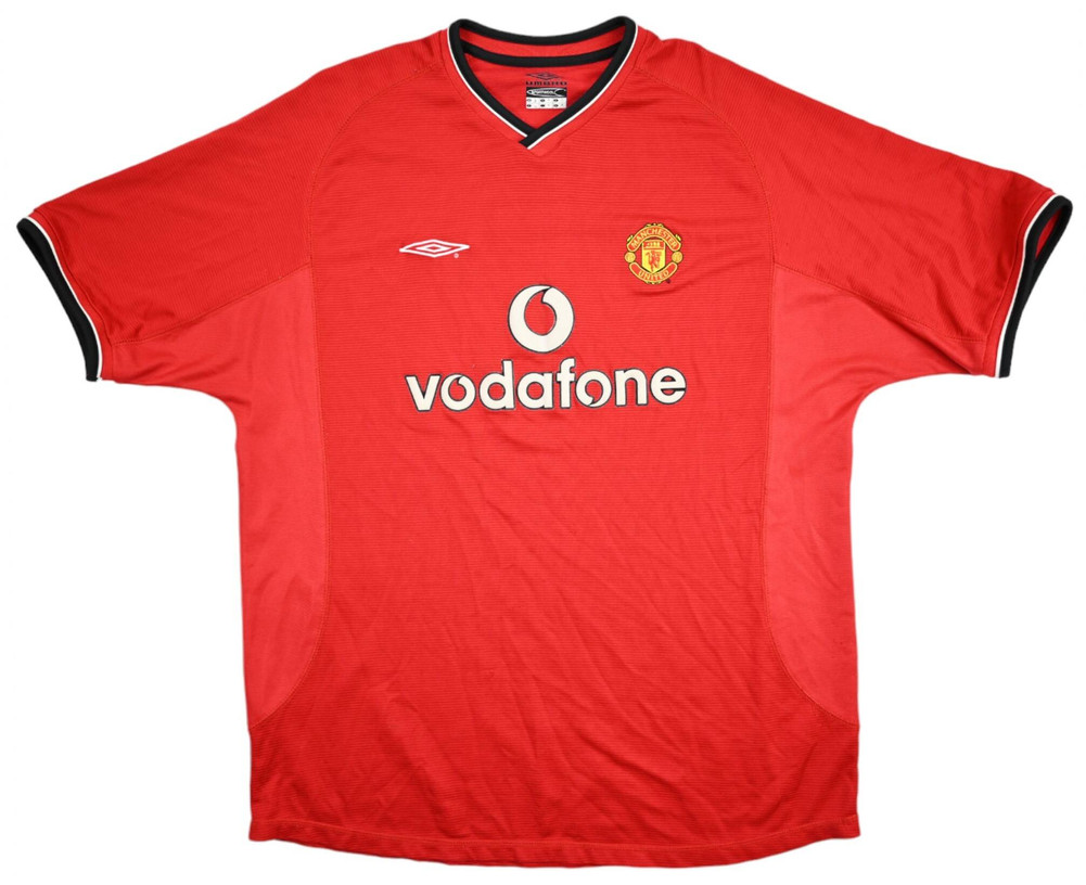 2000-02 MANCHESTER UNITED  *SCHOLES* SHIRT XL