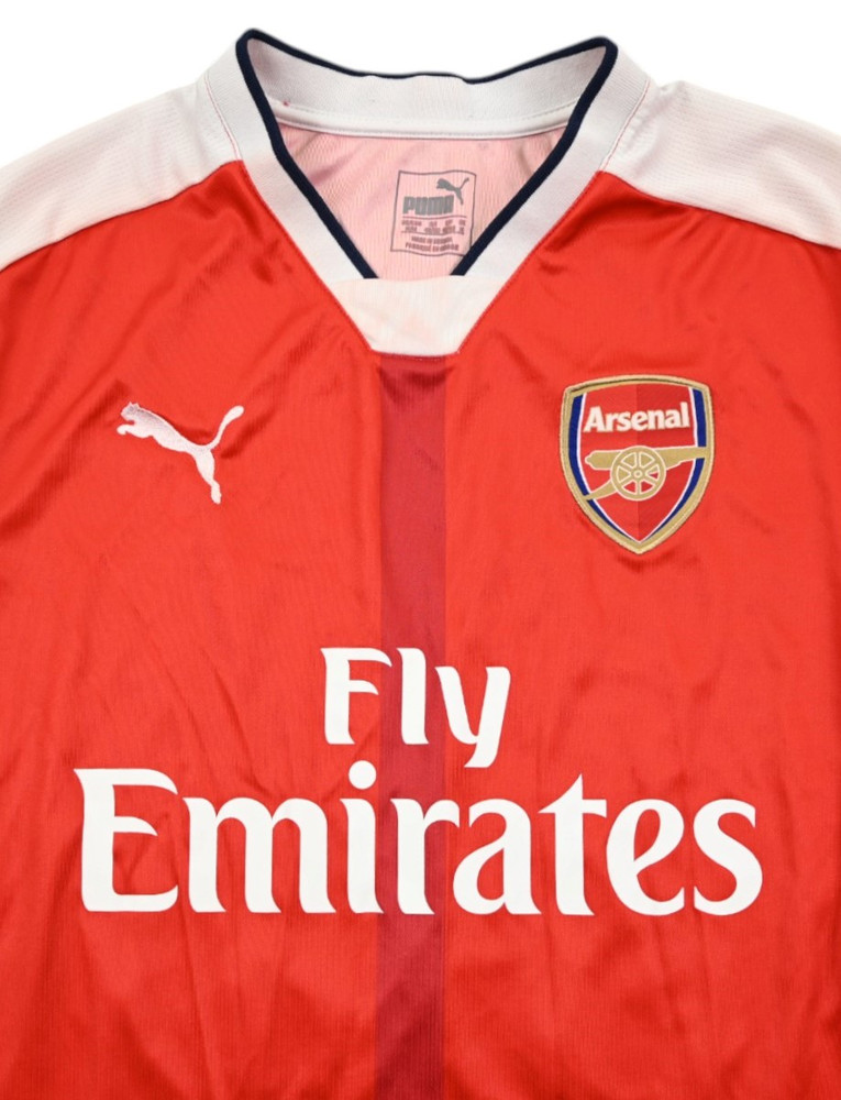 2016-17 ARSENAL LONDON *MUSTAFI* SHIRT M