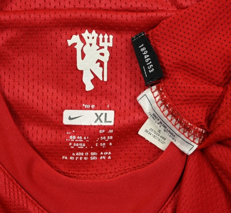 2007-09 MANCHESTER UNITED *RONALDO* SHIRT XL