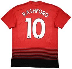 2018-19 MANCHESTER UNITED *RASHFORD* SHIRT M