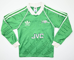 1989-91 ARSENAL LONDON GOALKEEPER SHIRT S. BOYS