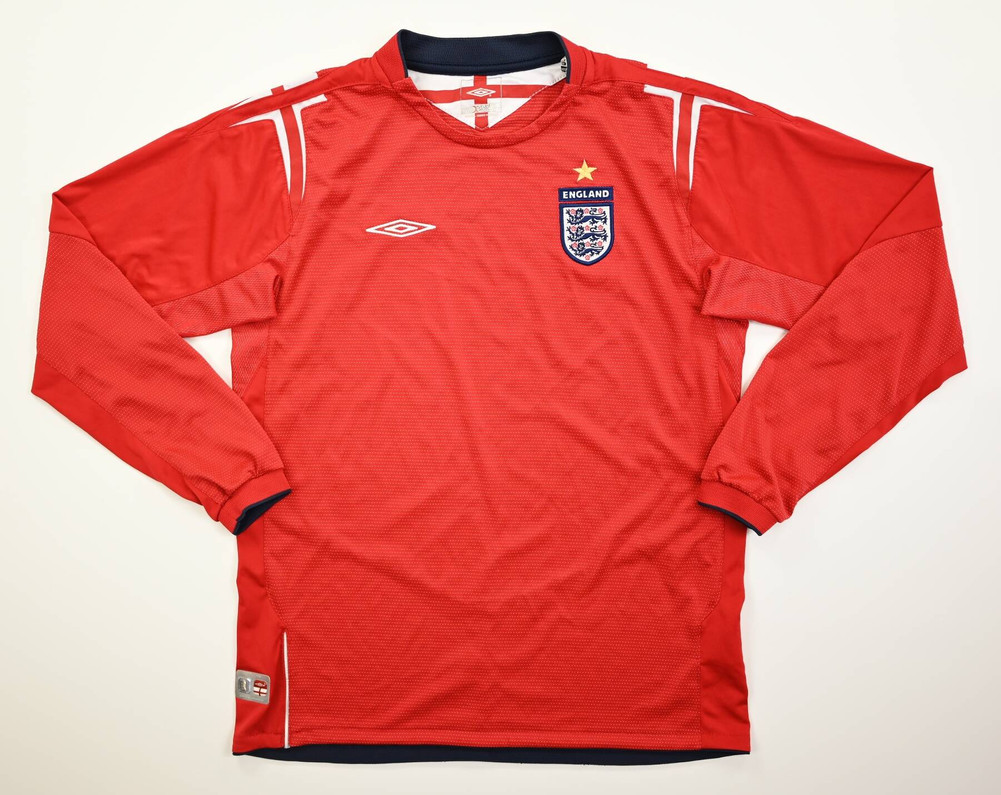 2004-06 ENGLAND LONGSLEEVE XL. BOYS