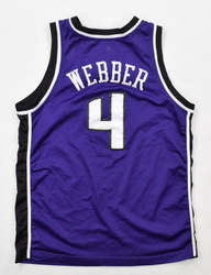 SACRAMENTO KINGS *WEBBER* NBA NIKE SHIRT L