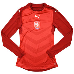 2016-18 CZECH REPUBLIC PLAYER ISSUE LONGSLEEVE SHIRT M