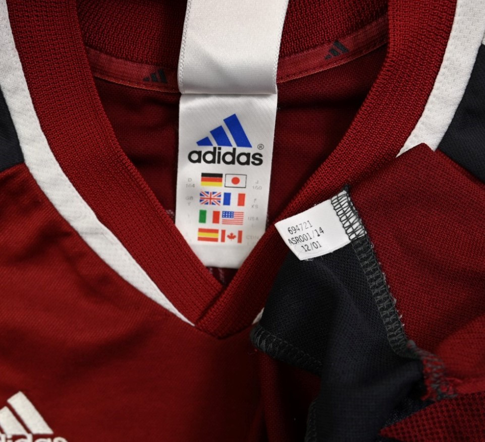 2001-02 BAYERN MUNCHEN *SCHOLL* SHIRT L. BOYS