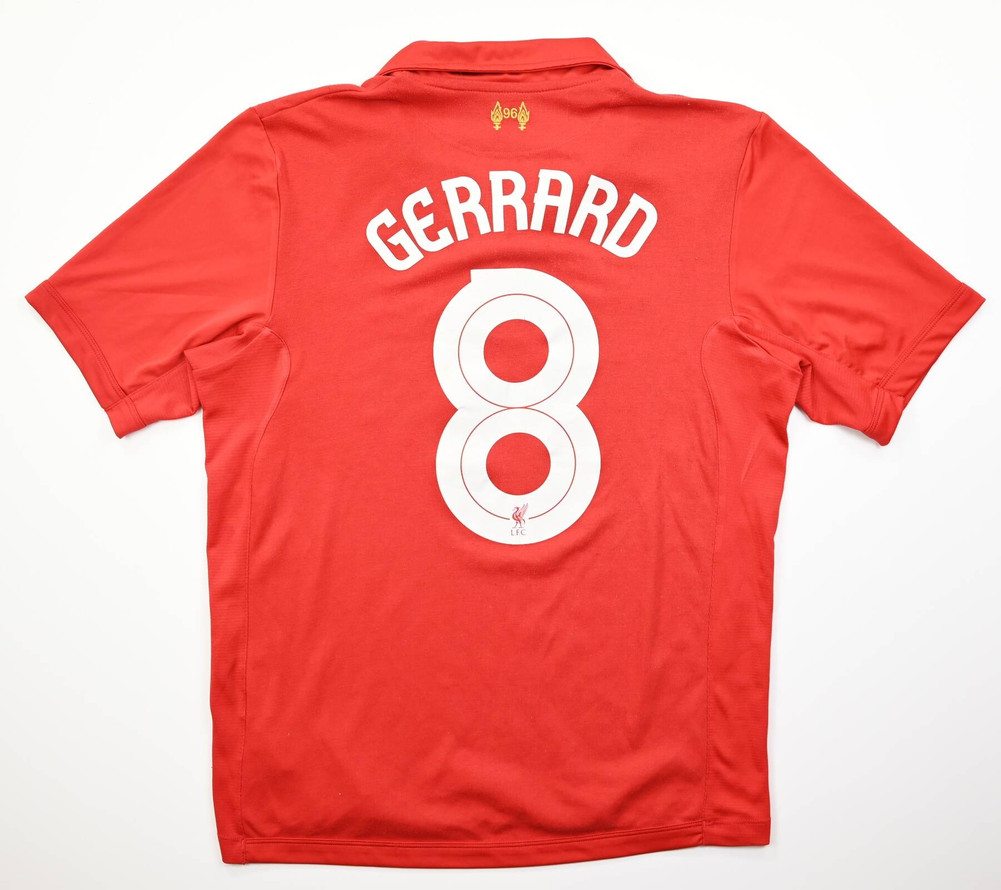 2012-13 LIVERPOOL *GERRARD* SHIRT M