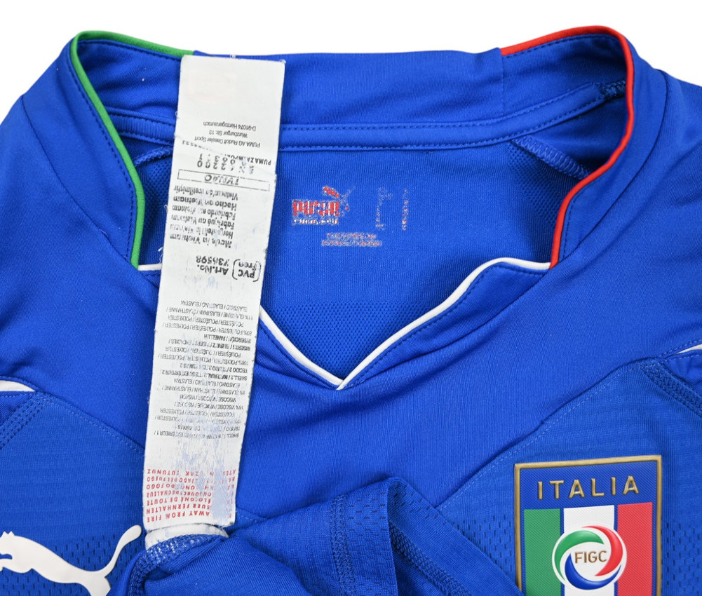 2010-12 ITALY PLAYER ISSUE LONGSLEEVE SHIRT S