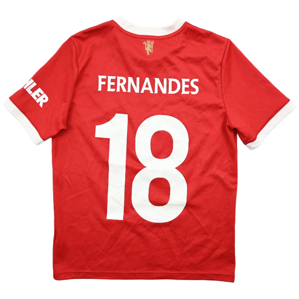 2021-22 MANCHESTER UNITED *FERNANDES* KOSZULKA L. BOYS