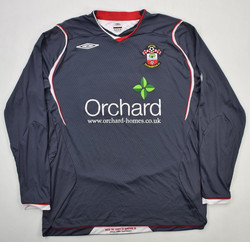 2008-09 SOUTHAMPTON FC LONGSLEEVE SHIRT XL