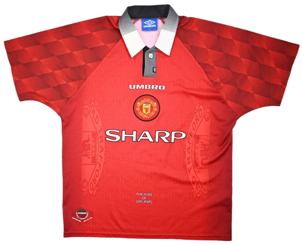 1996-98 MANCHESTER UNITED *BECKHAM* SHIRT L