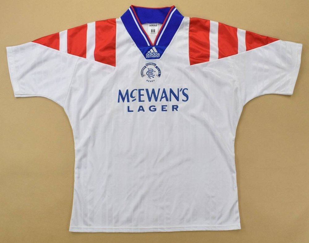 1992-93 GLASGOW RANGERS SHIRT L